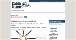 Desktop Screenshot of cableinternetbyzip.com